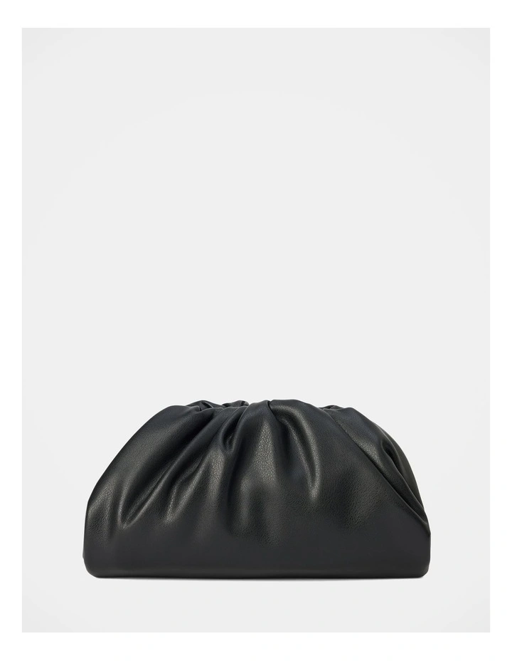 Zayla Soft Clutch Bag in Black image 1