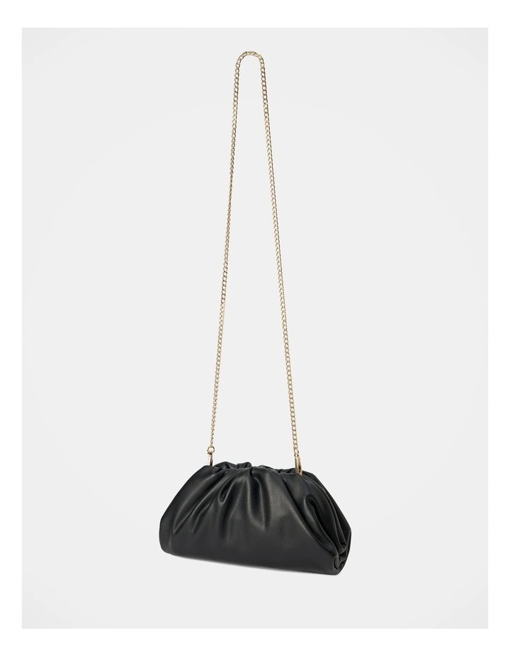 Zayla Soft Clutch Bag in Black image 2