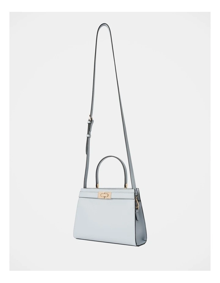 Lara Small Lady Top Handle Bag In Blue image 2