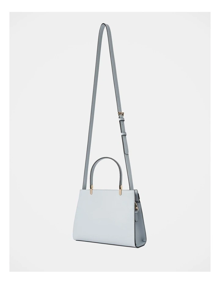 Lara Small Lady Top Handle Bag In Blue image 4
