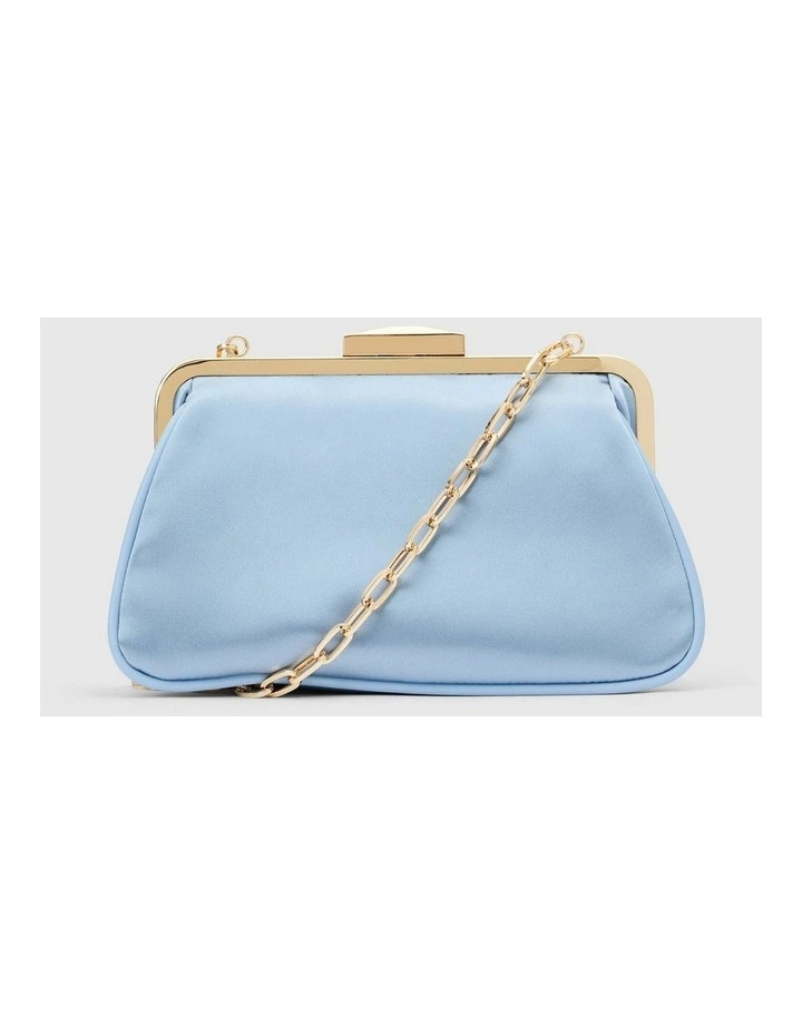 Joanna Chain Clutch Bag in Blue image 1