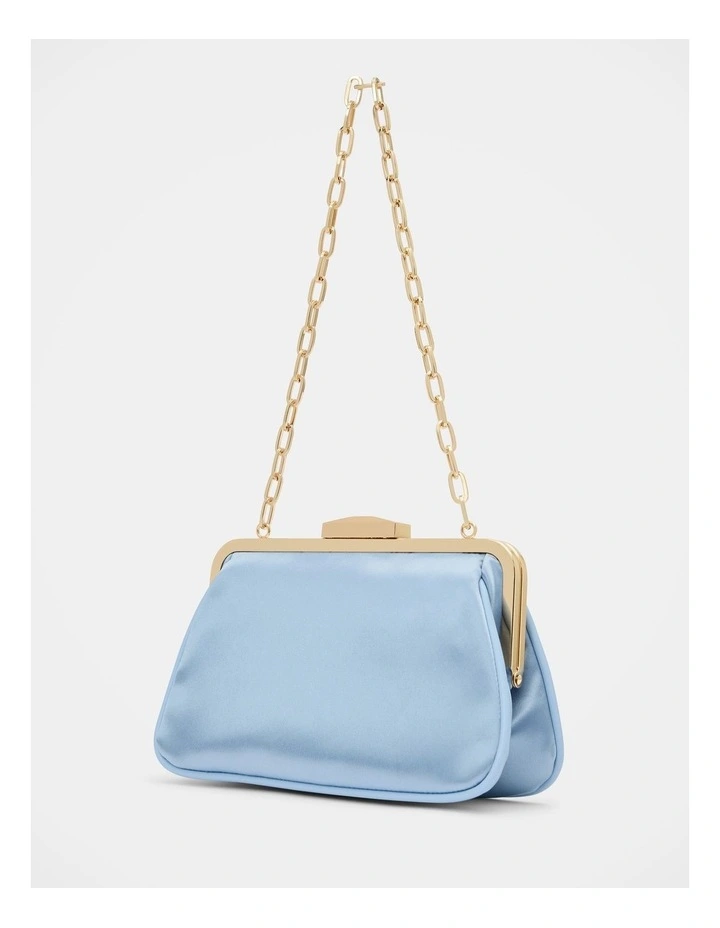 Joanna Chain Clutch Bag in Blue image 2