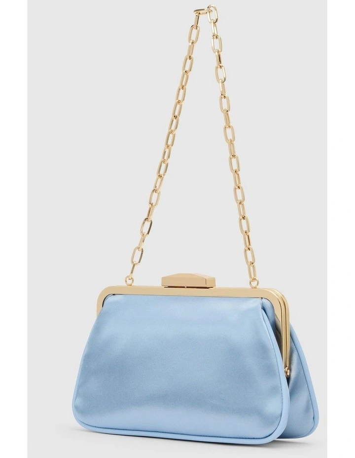 Joanna Chain Clutch Bag in Blue image 2