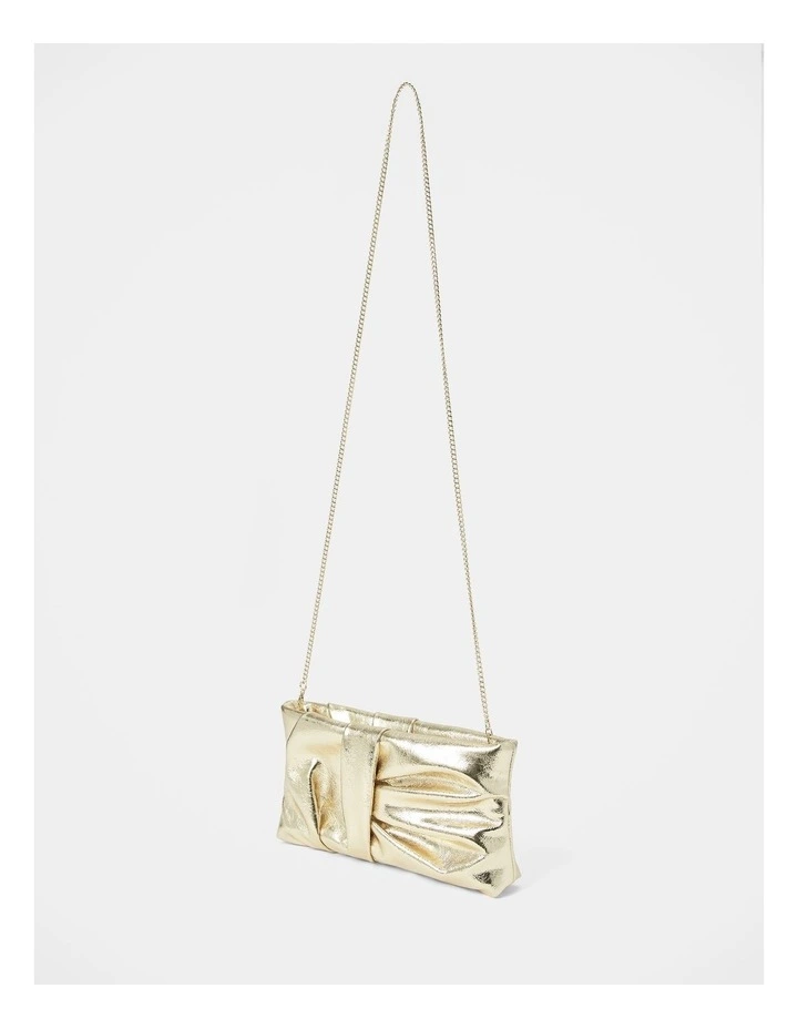 Tully Twist Clutch Bag in Gold image 2