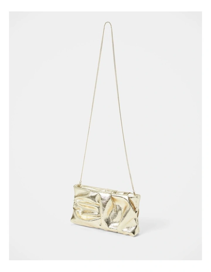 Tully Twist Clutch Bag in Gold image 4