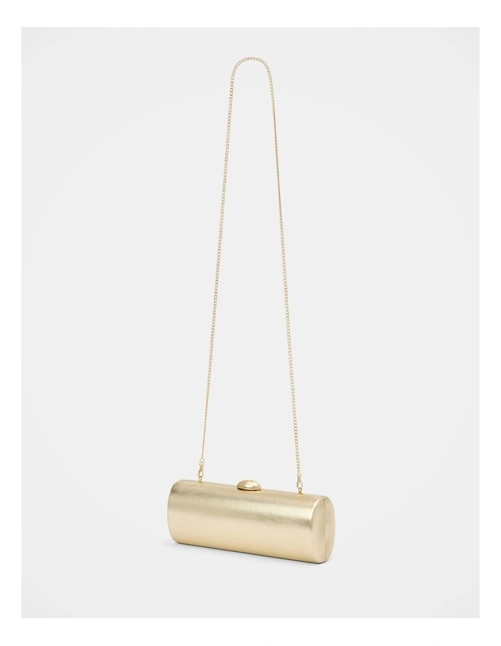 Adeline East West Hardcase Clutch in Gold image 2