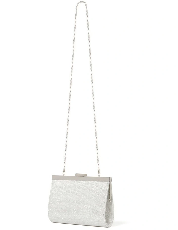 Anastasia Clutch In Silver image 2