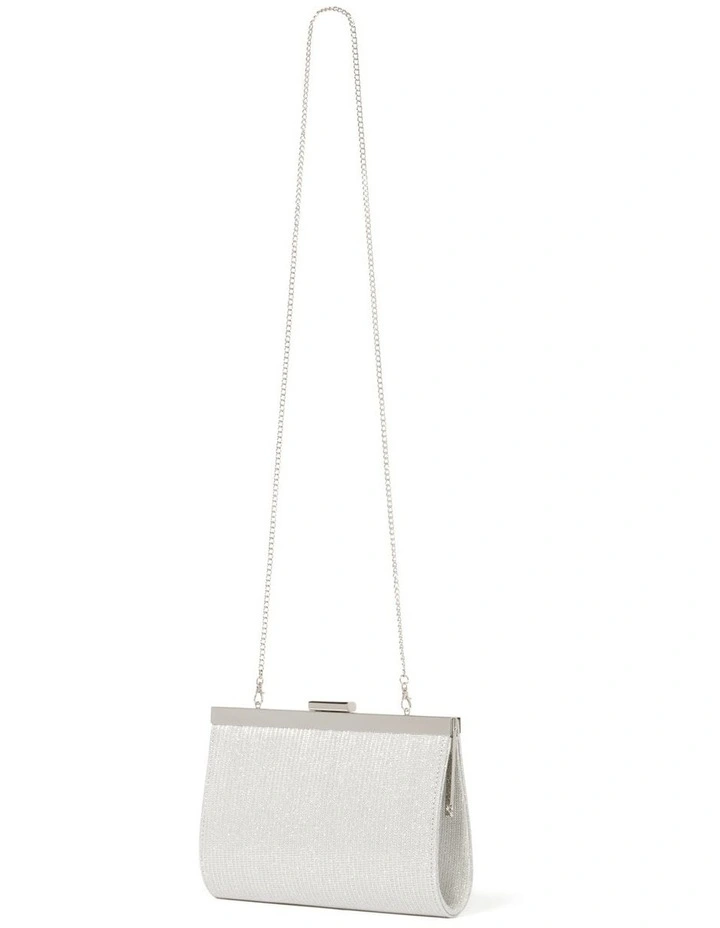Anastasia Clutch In Silver image 3