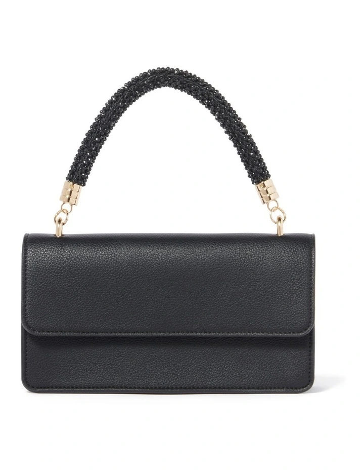 Sissy Sparkle Handle Bag in Black image 1