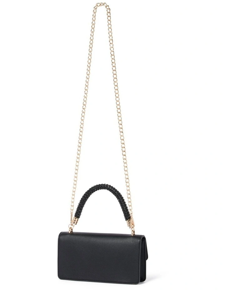Sissy Sparkle Handle Bag in Black image 3