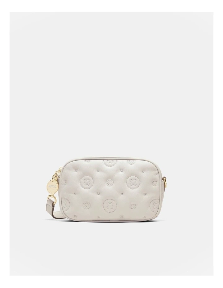 Flashback Leather Crossbody Bag in Oyster image 1