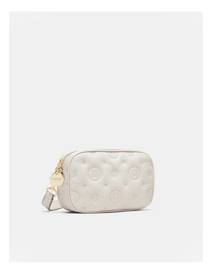 Flashback Leather Crossbody Bag in Oyster image 3