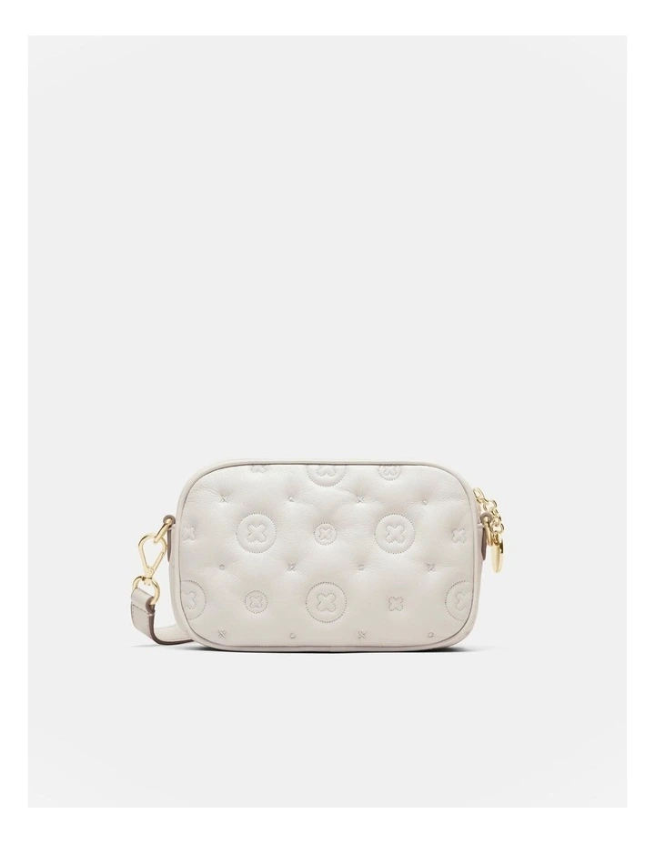 Flashback Leather Crossbody Bag in Oyster image 5