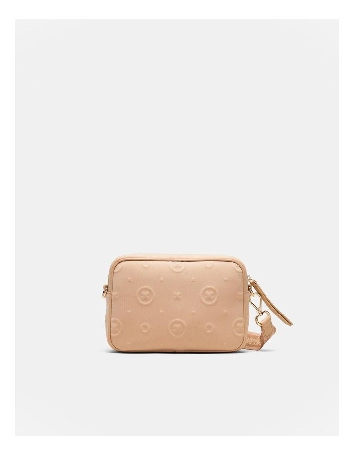 Flashback Neoprene Crossbody Bag in Almond image 5