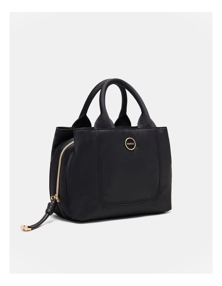 Nextalgia Mini Tote Bag in Black Light Gold image 3