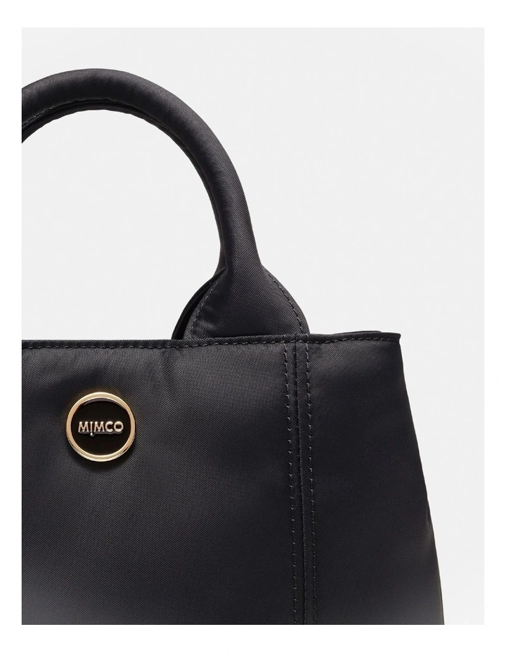 Nextalgia Mini Tote Bag in Black Light Gold image 6