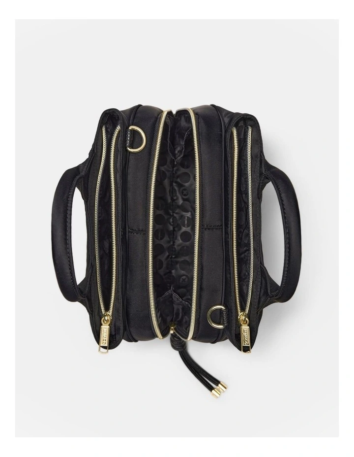 Nextalgia Mini Tote Bag in Black Light Gold image 7