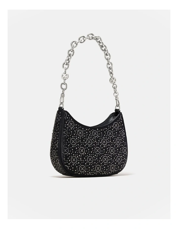 Sparkle Shoulder Bag in Black image 2