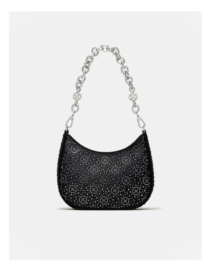 Sparkle Shoulder Bag in Black image 3