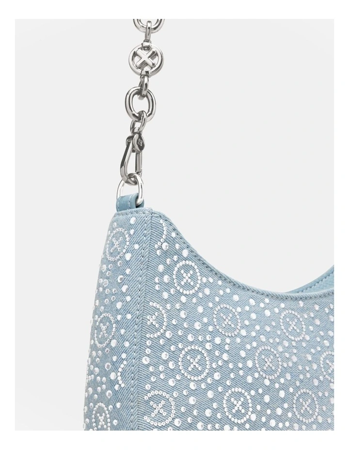 Sparkle Shoulder Bag in Denim image 4
