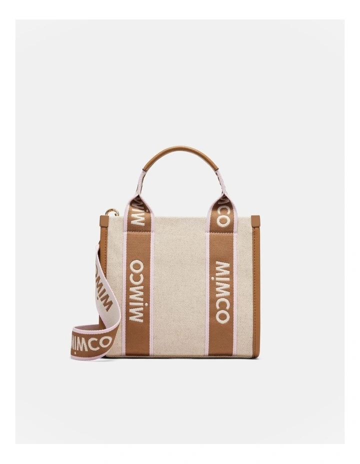 Stevie Mini Tote Bag in Natural Caramel image 5