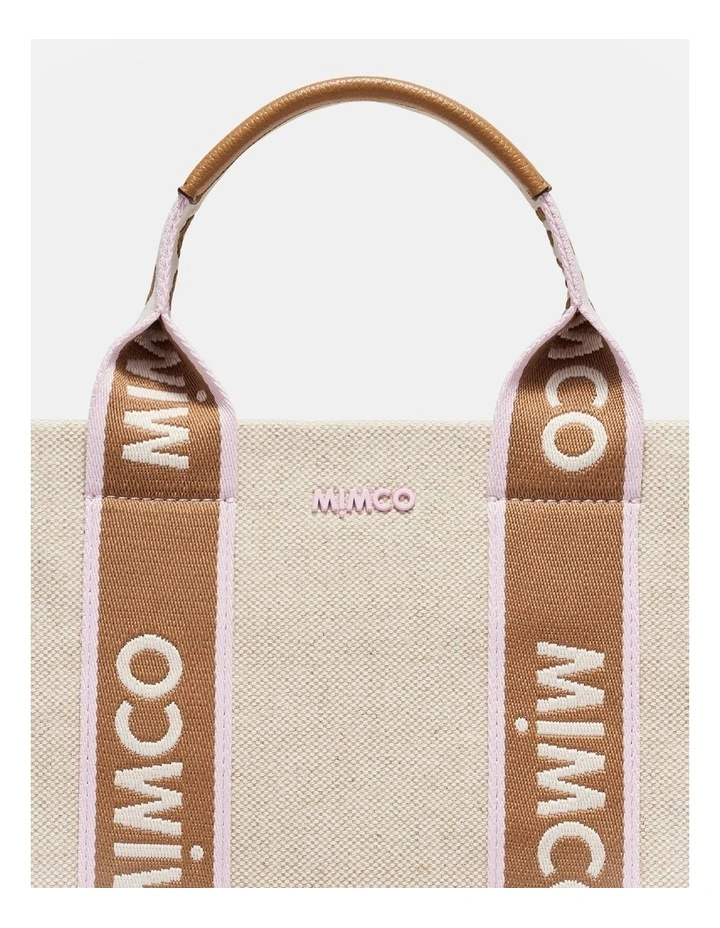 Stevie Mini Tote Bag in Natural Caramel image 6