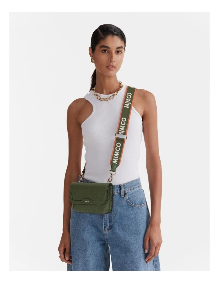 Jett Flapover Crossbody Bag in Winter Moss image 2