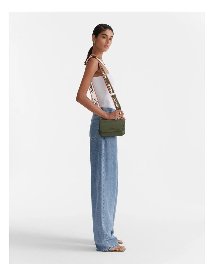 Jett Flapover Crossbody Bag in Winter Moss image 4