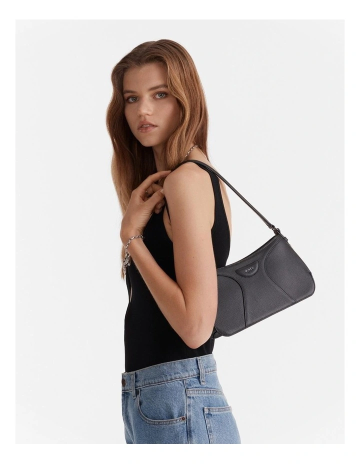 Eclipse Shoulder Bag in Black Gunmetal image 2