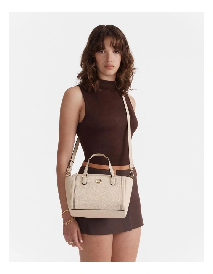 Orbit Mini Tote Bag in Pearl image 2