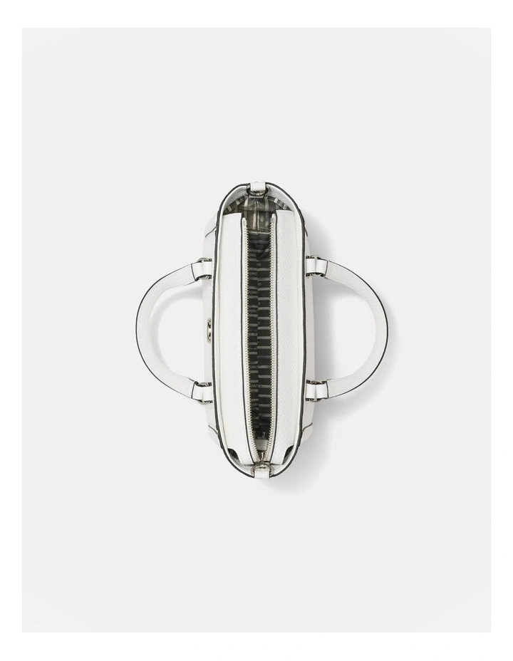 Orbit Mini Tote Bag in White image 7