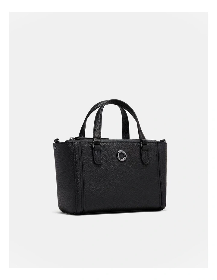 Orbit Mini Tote Bag in Black Gunmetal image 3