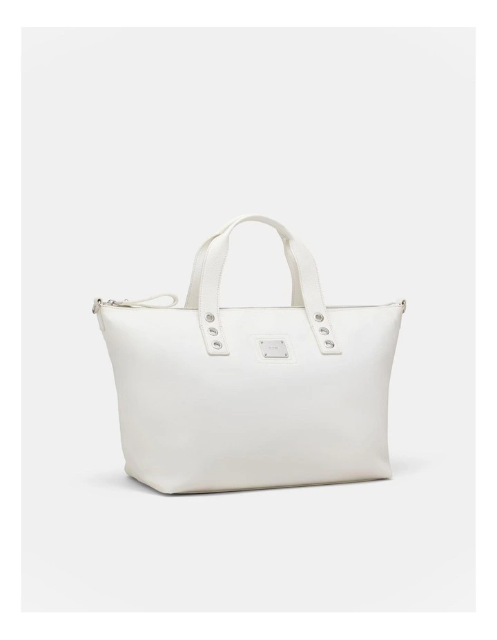 Elements Tote Bag in Off White image 3