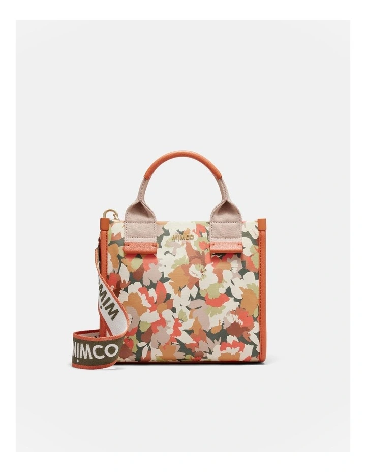 Patch Mini Tote Bag in Camo Print image 1