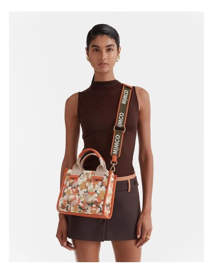 Patch Mini Tote Bag in Camo Print image 2