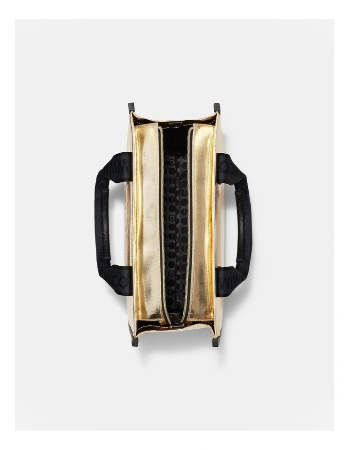 Patch Tote Bag in Light Gold image 7