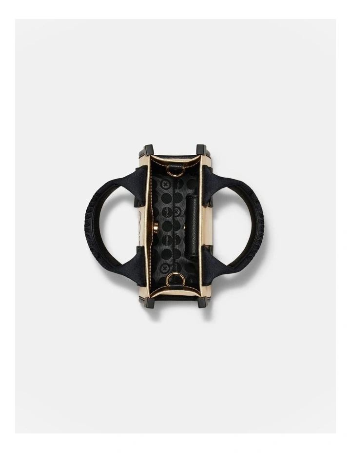 Patch Micro Tote Bag in Light Gold image 7