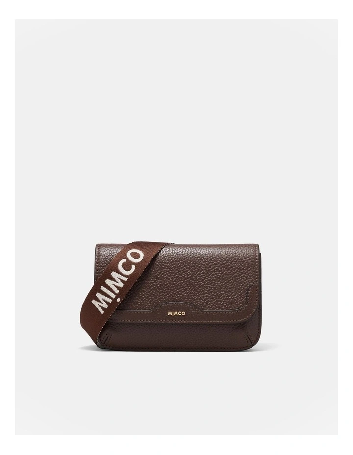 Jett Flapover Crossbody Bag in Choc Berry image 1