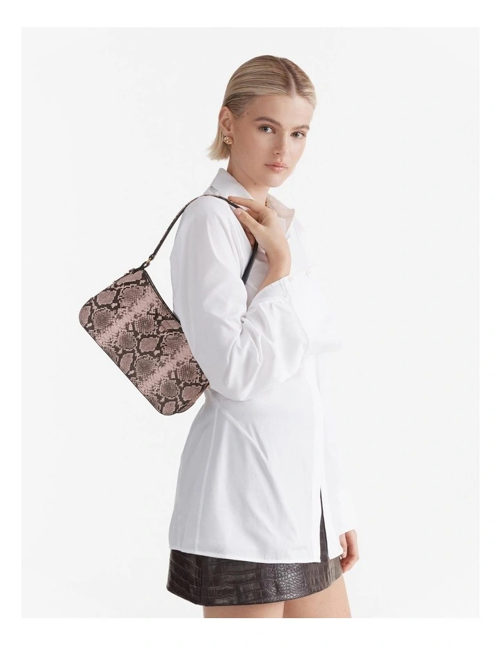 Eclipse Shoulder Bag in Blush Snake image 2