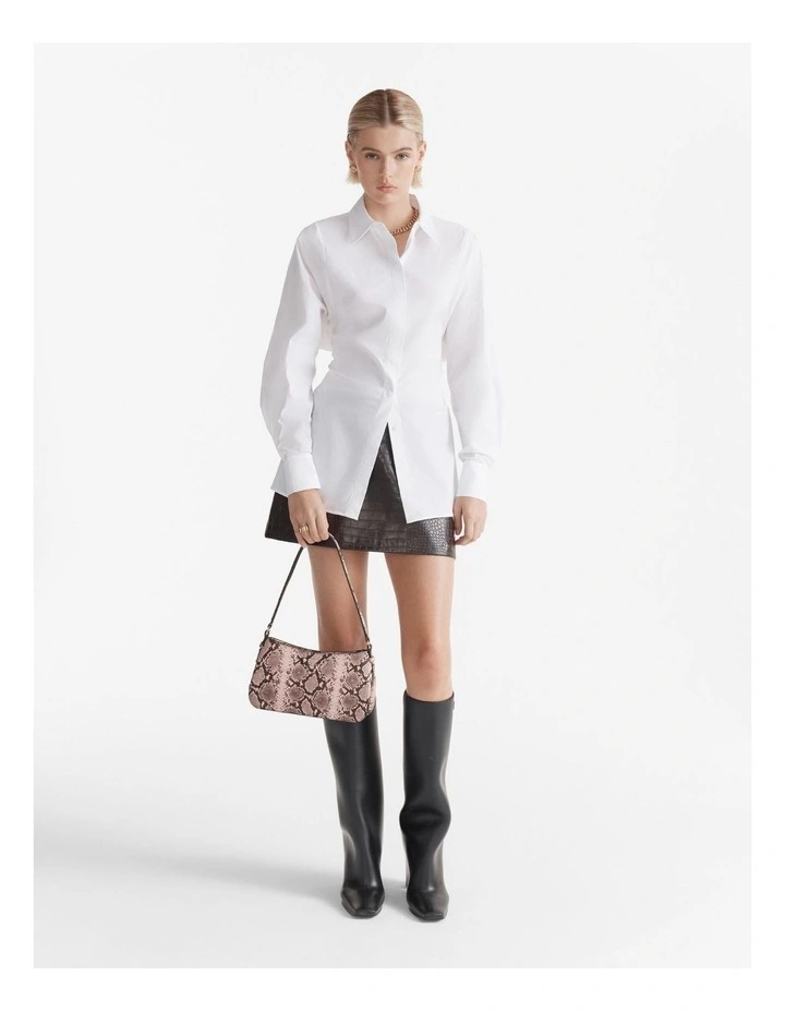 Eclipse Shoulder Bag in Blush Snake image 4