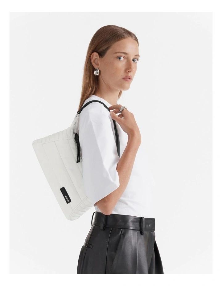 Driver Shoulder Bag in Off White image 2