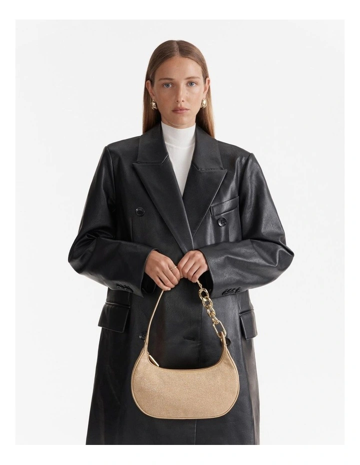 Metropolis Shoulder Bag in Light Gold image 4