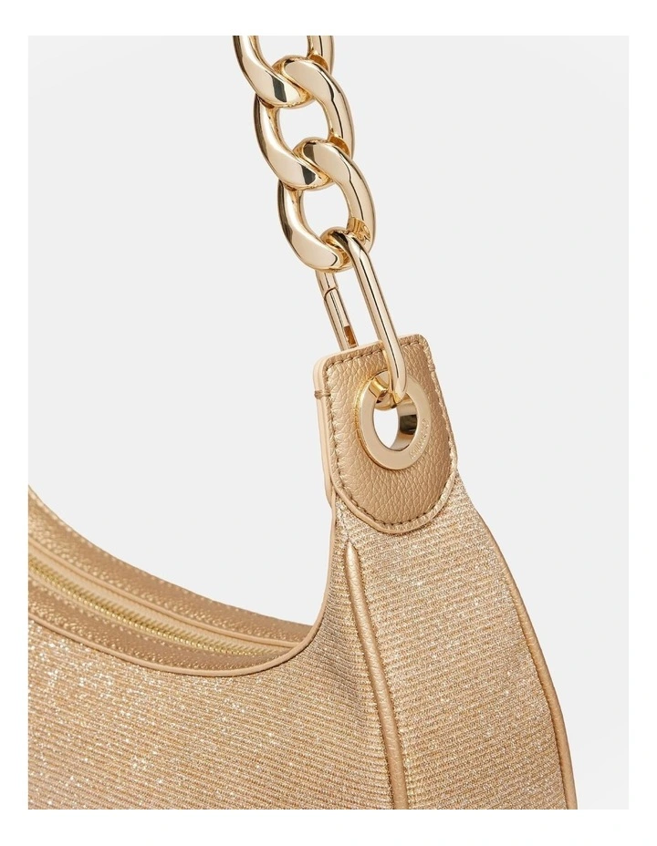 Metropolis Shoulder Bag in Light Gold image 6