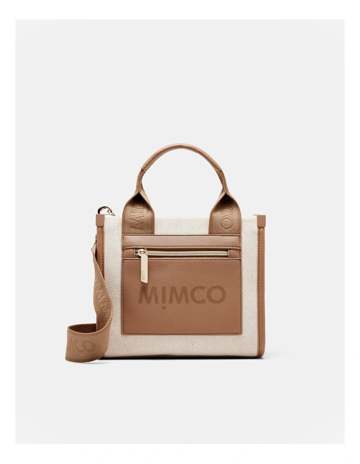 Patch Mini Tote Bag in Caramel image 1