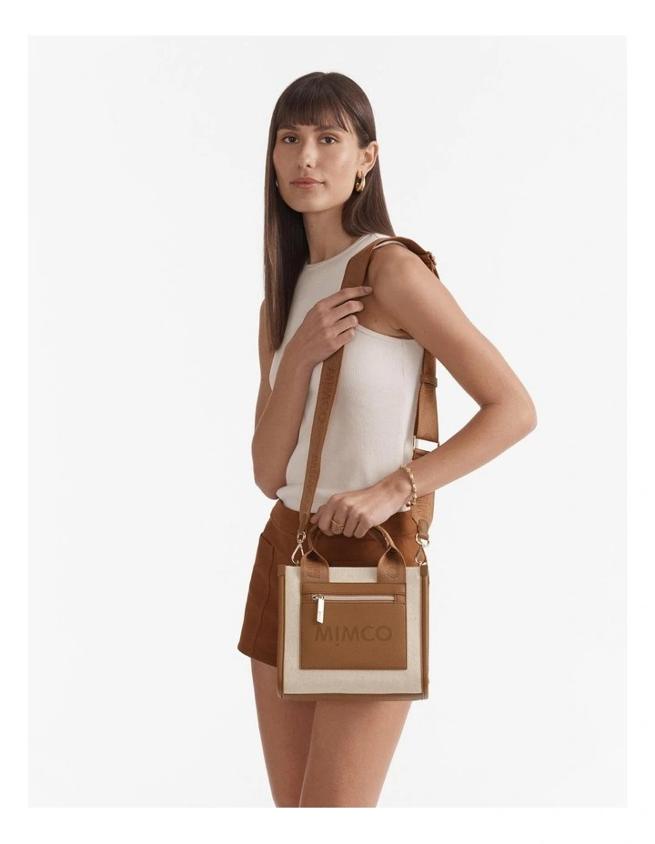 Patch Mini Tote Bag in Caramel image 2