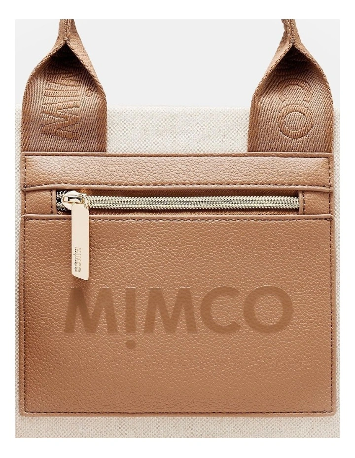 Patch Mini Tote Bag in Caramel image 6