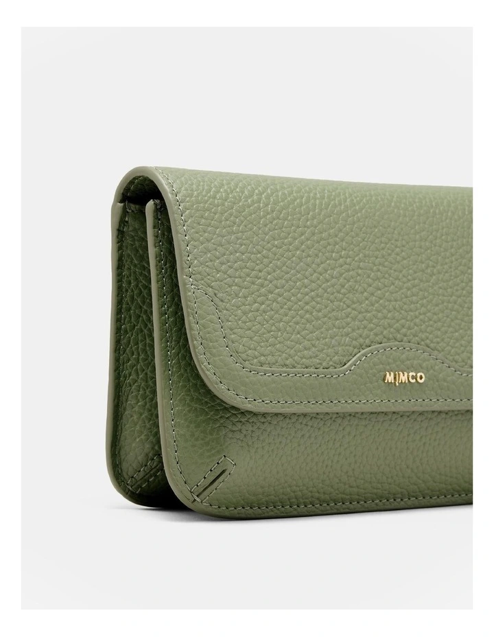 Jett Flapover Crossbody Bag in Soft Sage image 6