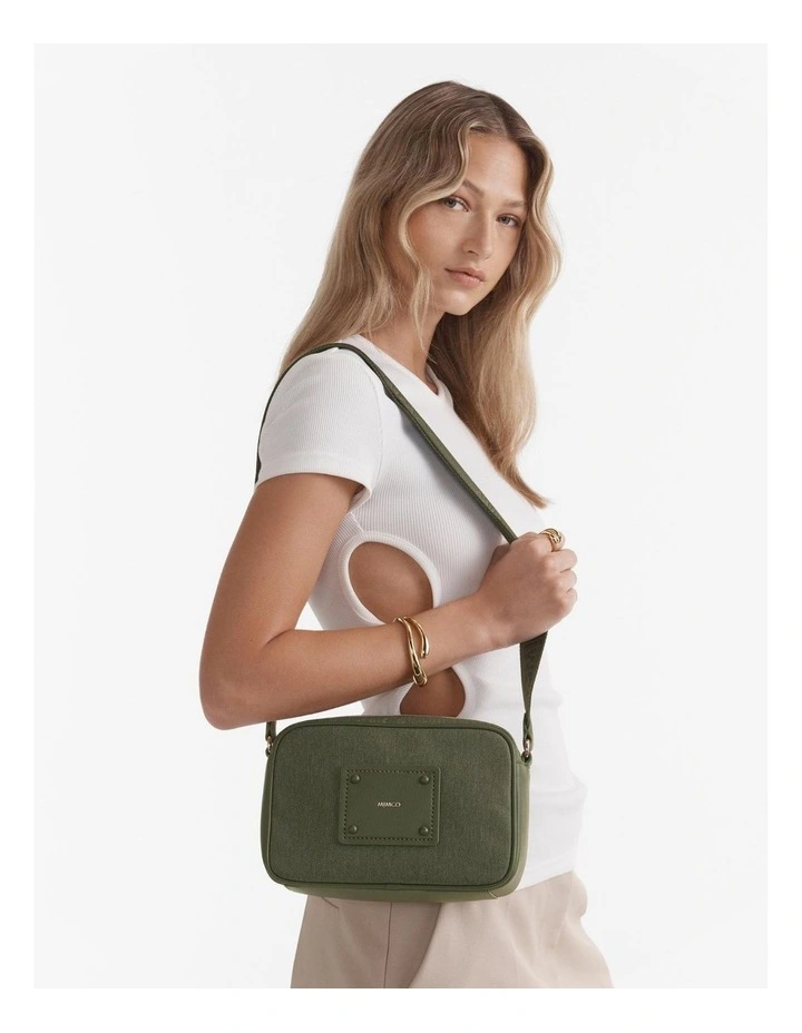 Brunswick Crossbody Bag in Sage image 4