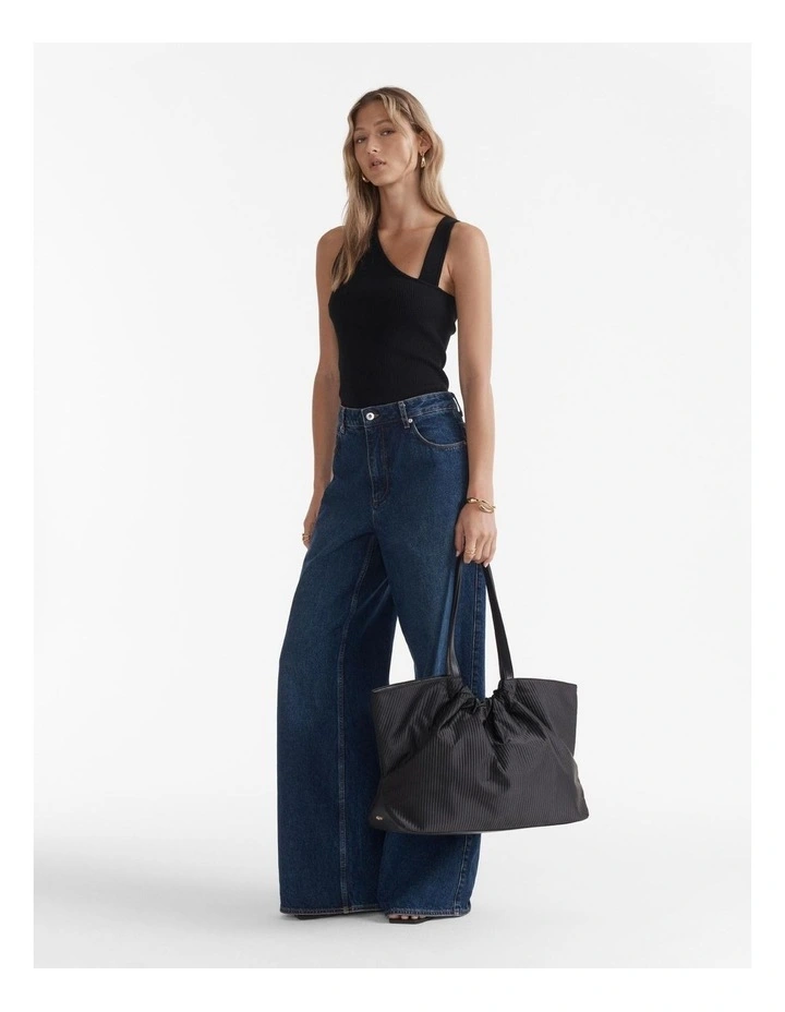 Haze Tote Bag in Black Light Gold image 4