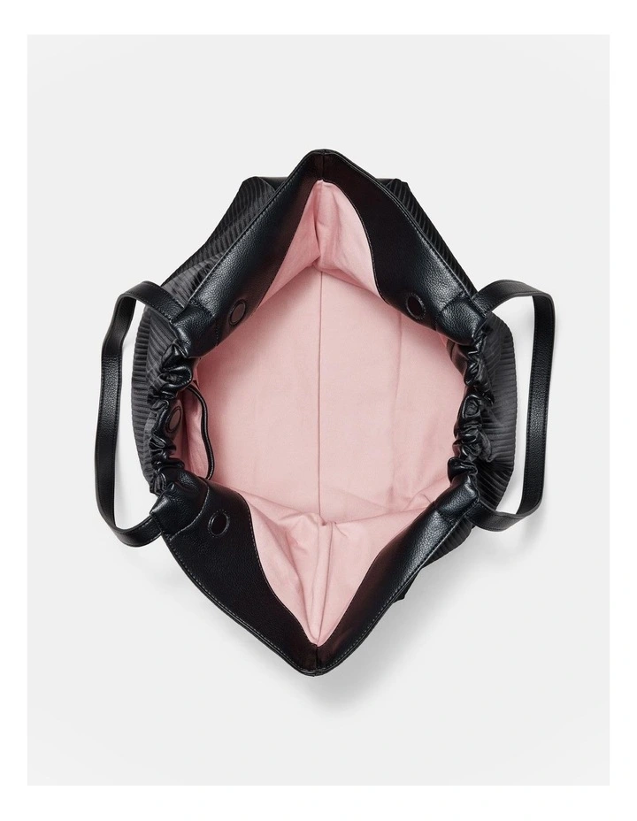 Haze Tote Bag in Black Light Gold image 7